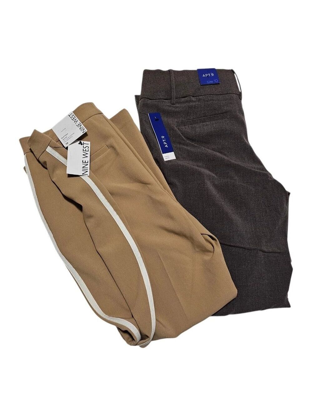 Flat Front Pants Size 10 Nine West APT 9 BUNDLE